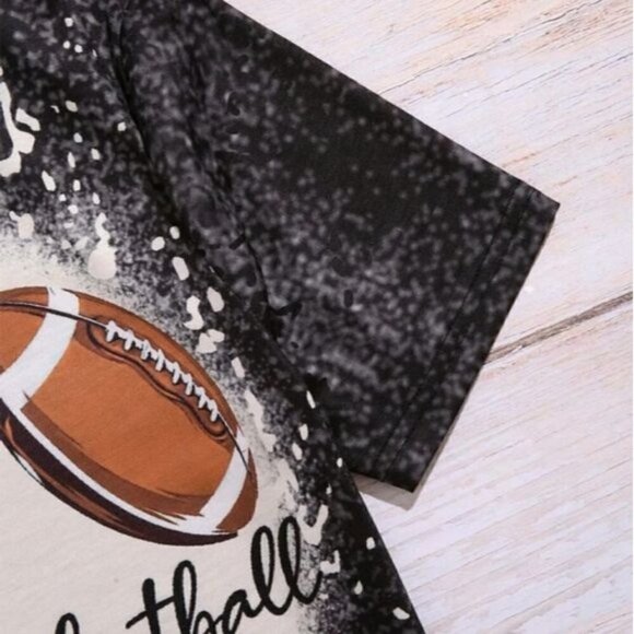 Black Football Graphic Tee - Picture 3 of 6